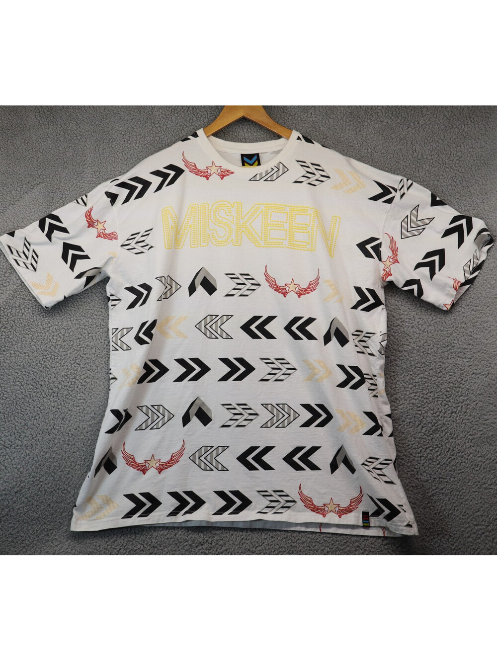 Miskeen Shirt Men 4xl Baggy Oversize y2k streetwear cotton